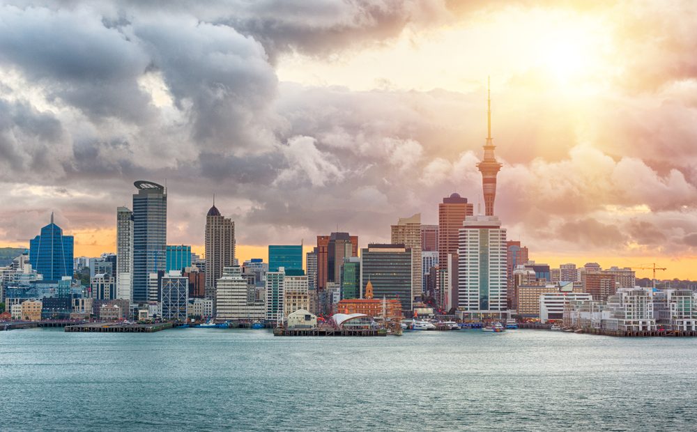 the Auckland skyline
