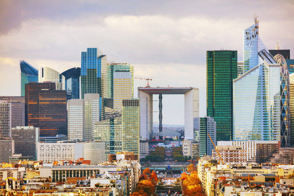 buildings in a skyline 